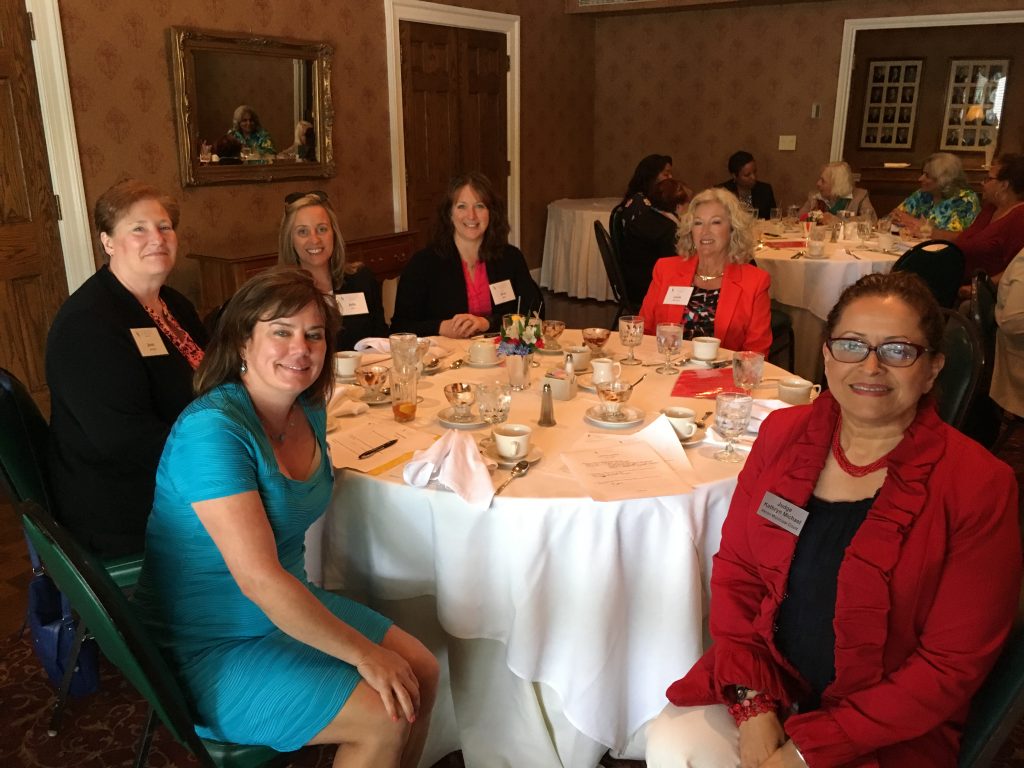 ATHENA Akron Leadership Luncheon Forum discussions with Moderator Theresa LeGrair and insiders Merle Griff and Therese Griebel.